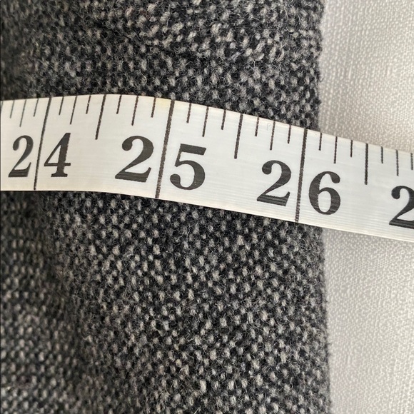 Jones New York Charcoal Trench Coat Womens Mid Length Relaxed Button Up 1X - Picture 8 of 9